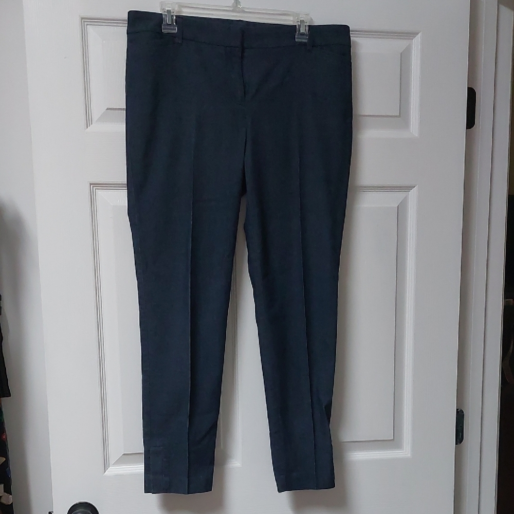 Van Heusen Blue Ankle Cropped Pants